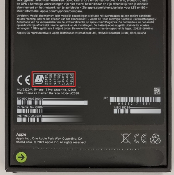 Apple iPhone 13 Pro 128 Gigabyte Graphite schwarz EU-Version Handyshop Linz kaufen online bestellen