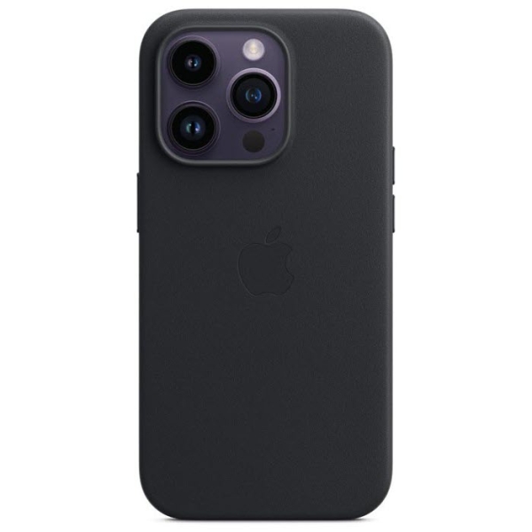 iPhone 14 Pro Leder Case Midnight Black schwarz Apple MPPG3ZM/A