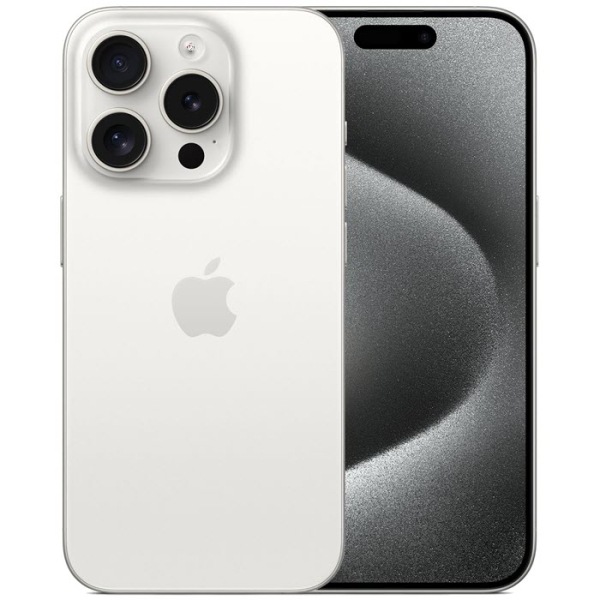 Apple iPhone 15 Pro 128 Gigabyte Titanium White weiß Neu Handyshop Linz kaufen online bestellen