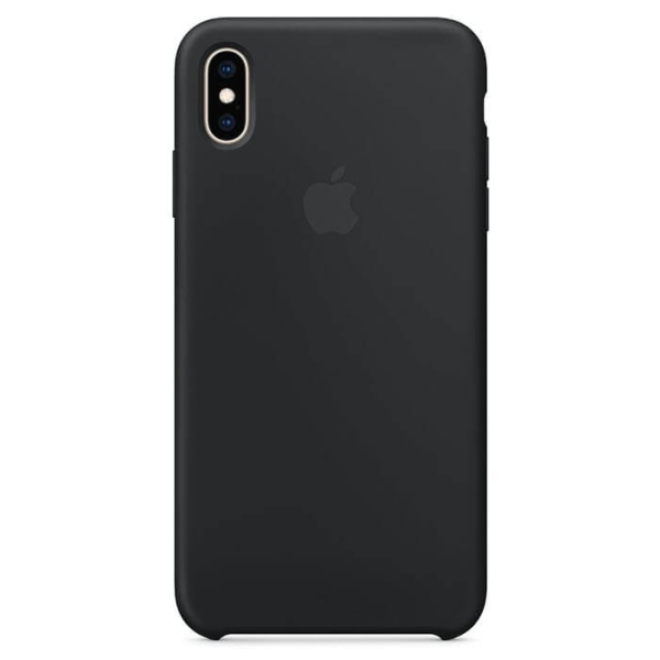 iPhone XS Max Silikon Case Black schwarz Apple MRWE2ZM/A