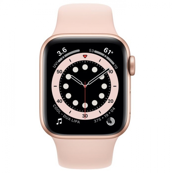 Apple Watch Series 6 40mm Cellular Aluminium Gold M06N3FD/A NEU vorne Handyshop Linz kaufen