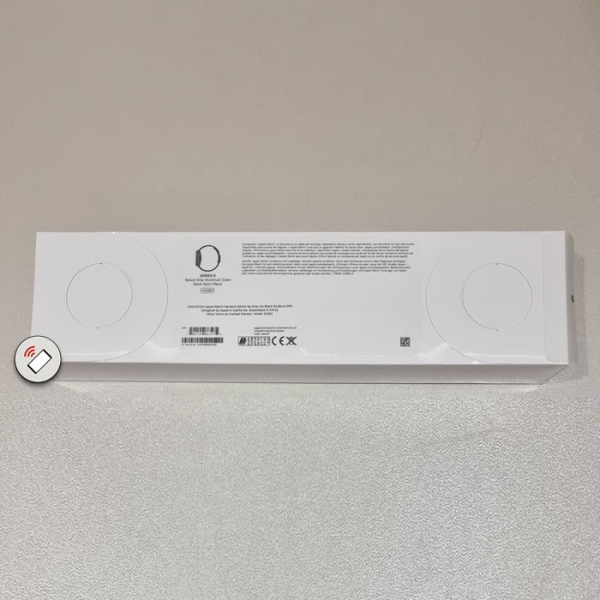 Apple Watch Series 6 44mm GPS Aluminium Space Gray M00H3FD/A NEU Box hinten Handyshop Linz kaufen online bestellen