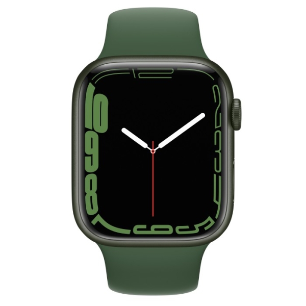 Apple Watch Series 7 45mm Cellular Alu Green grün MKJR3FD /A NEU vorne Handyshop Linz kaufen