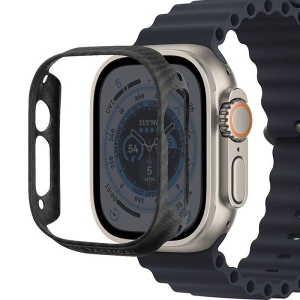 Apple Watch Ultra 49mm Aramid Cover in Carbon-schwarz Tactical Zulu im Handyshop Linz bestellen Apple Watch Ultra 49mm Aramid Cover in Carbon-schwarz Tactical Zulu im Handyshop Linz bestellen