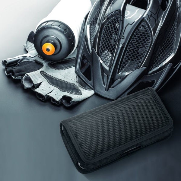 Handy Smartphone Gürteltasche Oxford horizontal in schwarz am Tisch Zubehör in Linz kaufen