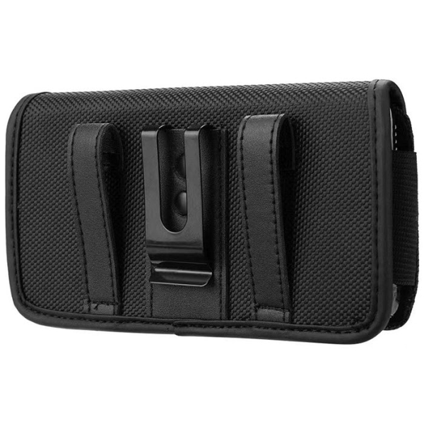 Handy Smartphone Gürteltasche Oxford horizontal in schwarz hinten Zubehör in Linz kaufen