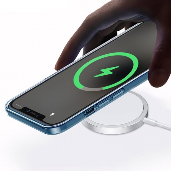 induktives iPhone Ladegerät mit MagSafe Magnet WIWU im Handyshop Linz kaufen