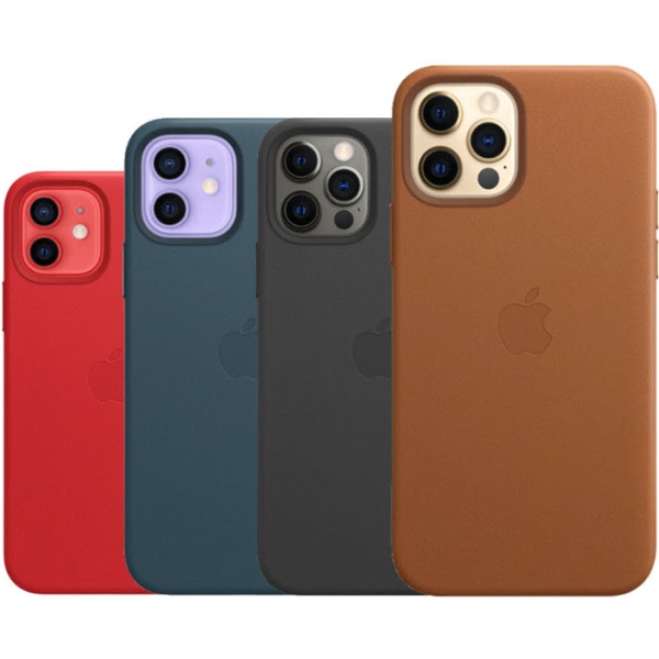 iPhone 12 mini Pro Max Leder Case mit MagSafe Apple original Handyzubehör Linz kaufen bestellen