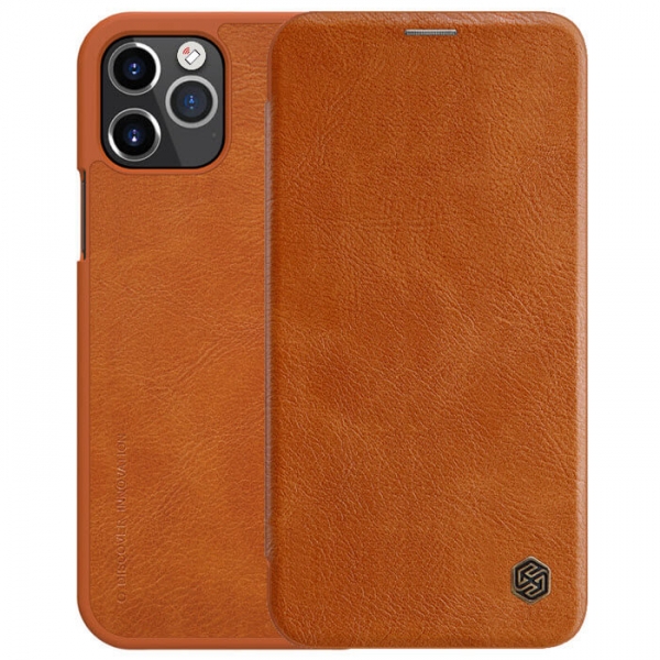 Nillkin Qin Book Case für iPhone 12 Pro Max in braun Handyshop Linz kaufen