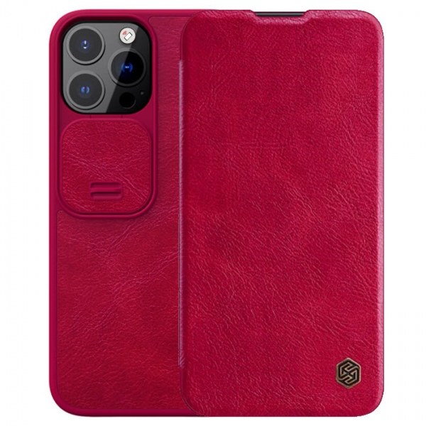 Nillkin Qin Book Case für iPhone 13 Pro Max in rot Handyshop Linz kaufen