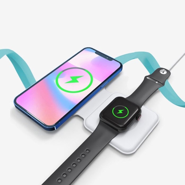 iPhone und Apple Watch MagSafe Duo Ladegerät Handyzubehöer linz kaufen bestellen