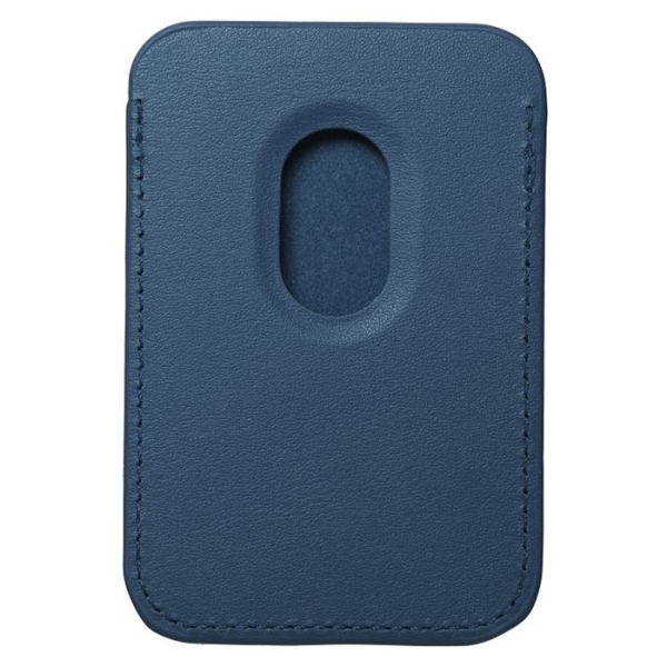 Mag Wallet MagSafe Kartentasche blau Rückseite Handyzubehör in Linz kaufen bestellen