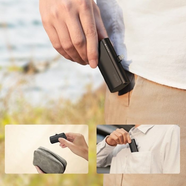 Mini Powerbank mit iPhone Lightning Stecker VEGER PlugOn Hosentasche Handyzubehör Linz kaufen