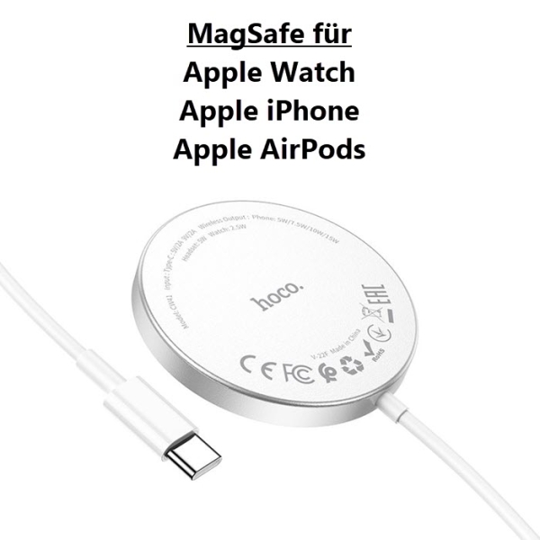 MagSafe Ladegerät für Apple Watch, iPhone, Airpods hoco CW41Handyzubehör in Linz kaufen MagSafe Ladegerät für Apple Watch, iPhone, Airpods hoco CW41Handyzubehör in Linz kaufen