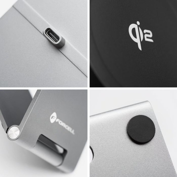 MagSafe Tischladegerät Forcell Flip Charge 15W Detailansicht Zubehör online kaufen MagSafe Tischladegerät Forcell Flip Charge 15W Detailansicht Zubehör online kaufen