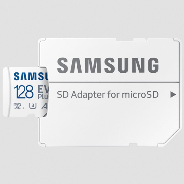 Samsung EVO Plus microSDXC Speicherkarte 128 Gigabyte UHS-I U3 V30 A2 mit Adapter Handyshop Linz kaufen bestellen Samsung EVO Plus microSDXC Speicherkarte 128 Gigabyte UHS-I U3 V30 A2 mit Adapter Handyshop Linz kaufen bestellen