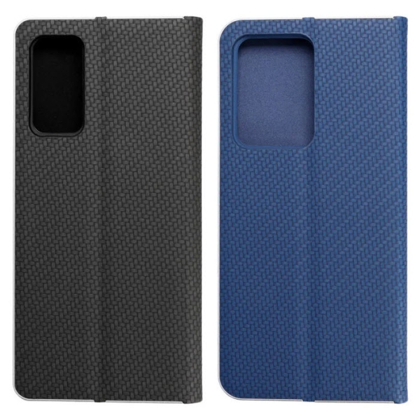 Samsung Galaxy S20 FE Plus Ultra Klapphüllen LUNA Book Carbon schwarz blau inten Handyzubehör Linz kaufen bestellen