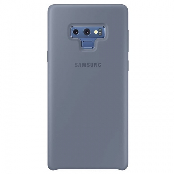 Silicone Cover für Samsung Galaxy Note 9 in blau EF-PN960 hinten Handyshop Linz kaufen
