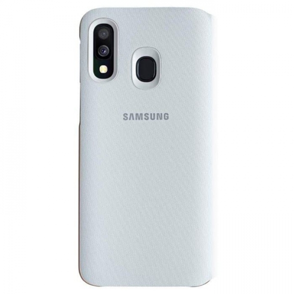 Wallet Cover für Samsung Galaxy A40 in weiß EF-WA405 hinten Handyshop online bestellen