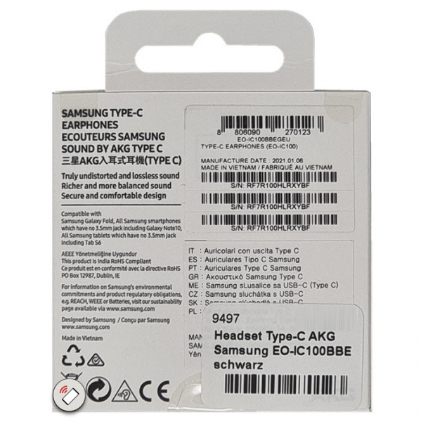 Kopfhörer USB Type-C Samsung AKG EO-IC100 schwarz Box hinten Handyshop Linz kaufen Kopfhörer USB Type-C Samsung AKG EO-IC100 schwarz Box hinten Handyshop Linz kaufen