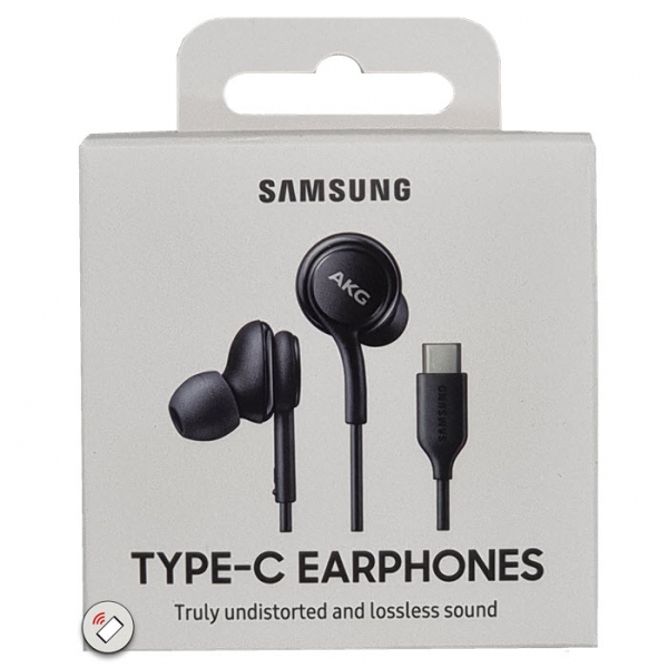 Kopfhörer USB Type-C Samsung AKG EO-IC100BBE schwarz Box vorne Handyshop Linz kaufen