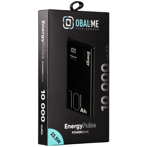 Schnelllade Powerbank OBAL:ME EnergyPulse QC PD Power Delivery 10000 mAh Verpackung vorne Online-Handyshop kaufen Schnelllade Powerbank OBAL:ME EnergyPulse QC PD Power Delivery 10000 mAh Verpackung vorne Online-Handyshop kaufen