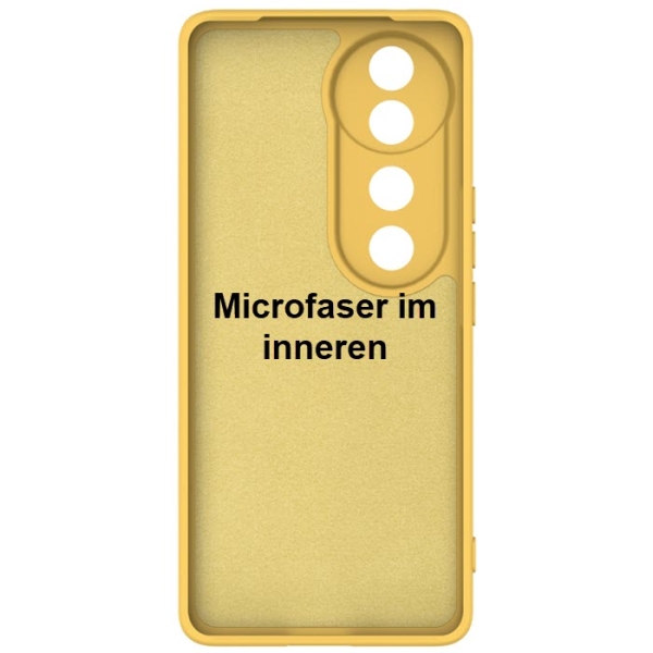 vivo V40 Silicone Case Cover Microfaser innen online kaufen bestellen