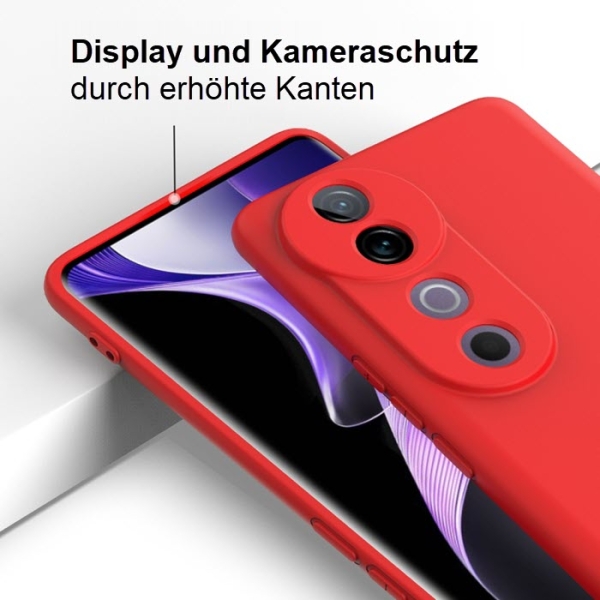 vivo V40 Silicone Case Cover Display und Kamerschutz online kaufen bestellen