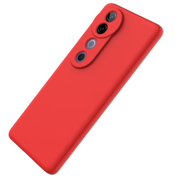 vivo V40 Silicone Case Cover in rot online kaufen bestellen