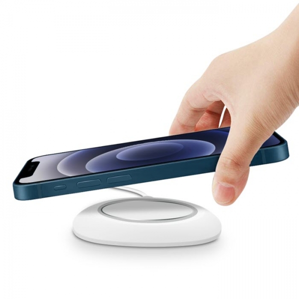 Silikonhalter für MagSafe Ladegerät weiß mit iPhone Handyzubehör Linz kaufen