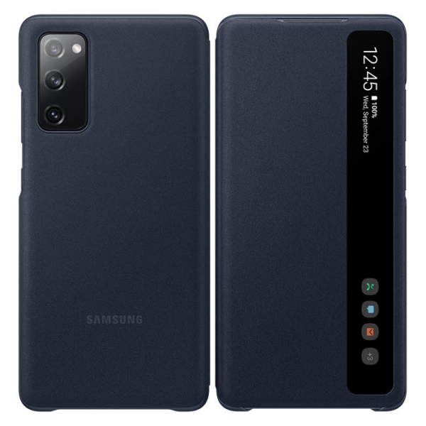 Smart Clear View Cover für Samsung Galaxy S20 FE in navy blau EF-ZG780CNE Handyshop Linz kaufen