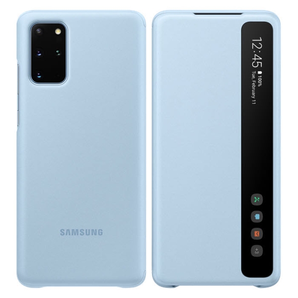 Smart Clear View Cover für Samsung Galaxy S20 Plus in blau EF-ZG985CLE Handyshop Linz kaufen
