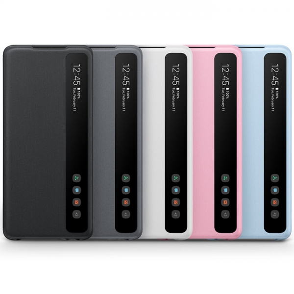 Smart Clear View Cover für Samsung Galaxy S20 Plus in EF-ZG985 5-Farben vorne Handyshop Linz kaufen