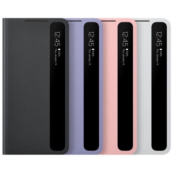 Smart Clear View Cover für Samsung Galaxy S21 Plus in EF-ZG996 5-Farben vorne Handyshop Linz kaufen