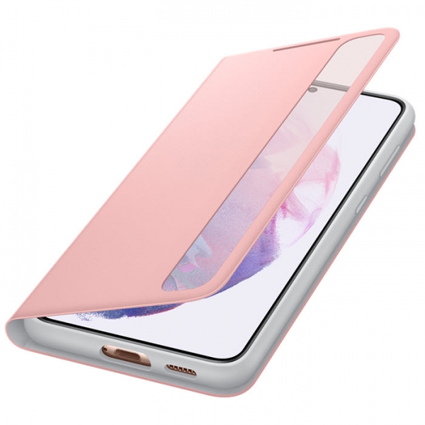 Smart Clear View Cover für Samsung Galaxy S21 Plus in pink EF-ZG996CPE offen Handyzubehör Linz kaufen