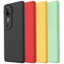 vivo V40 Silicone Case Cover in schwarz rot gelb oder grün online kaufen bestellen